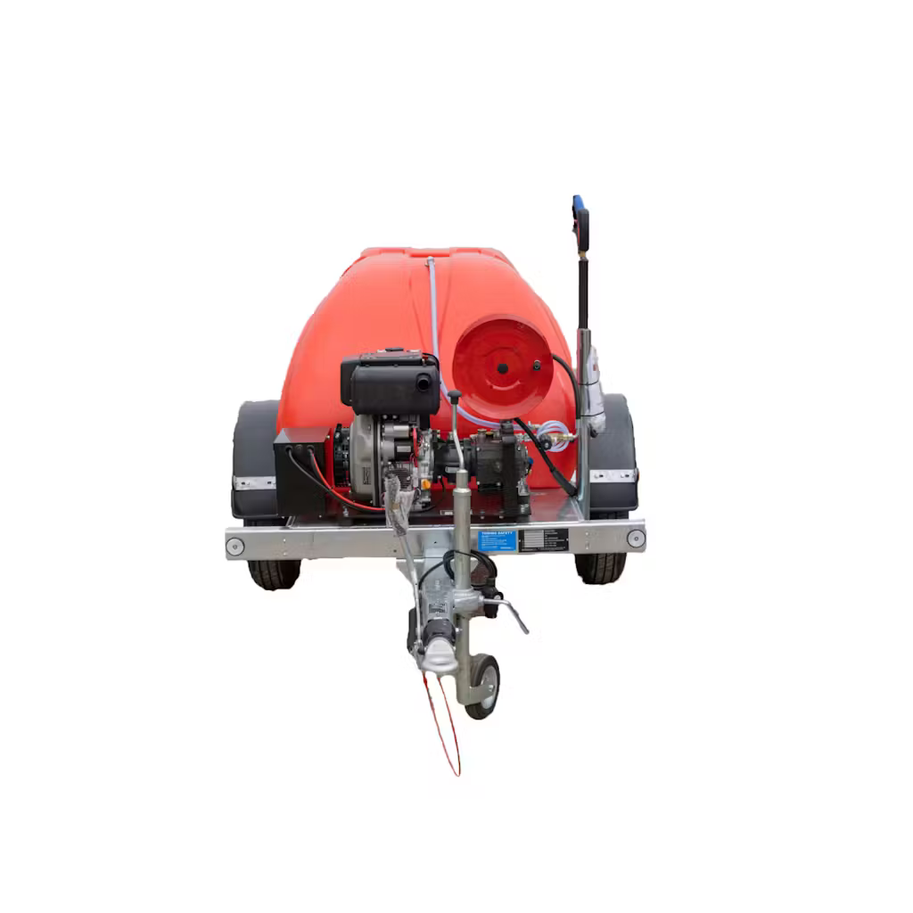 Large Bowser Mounted Pressure Washer For Hire